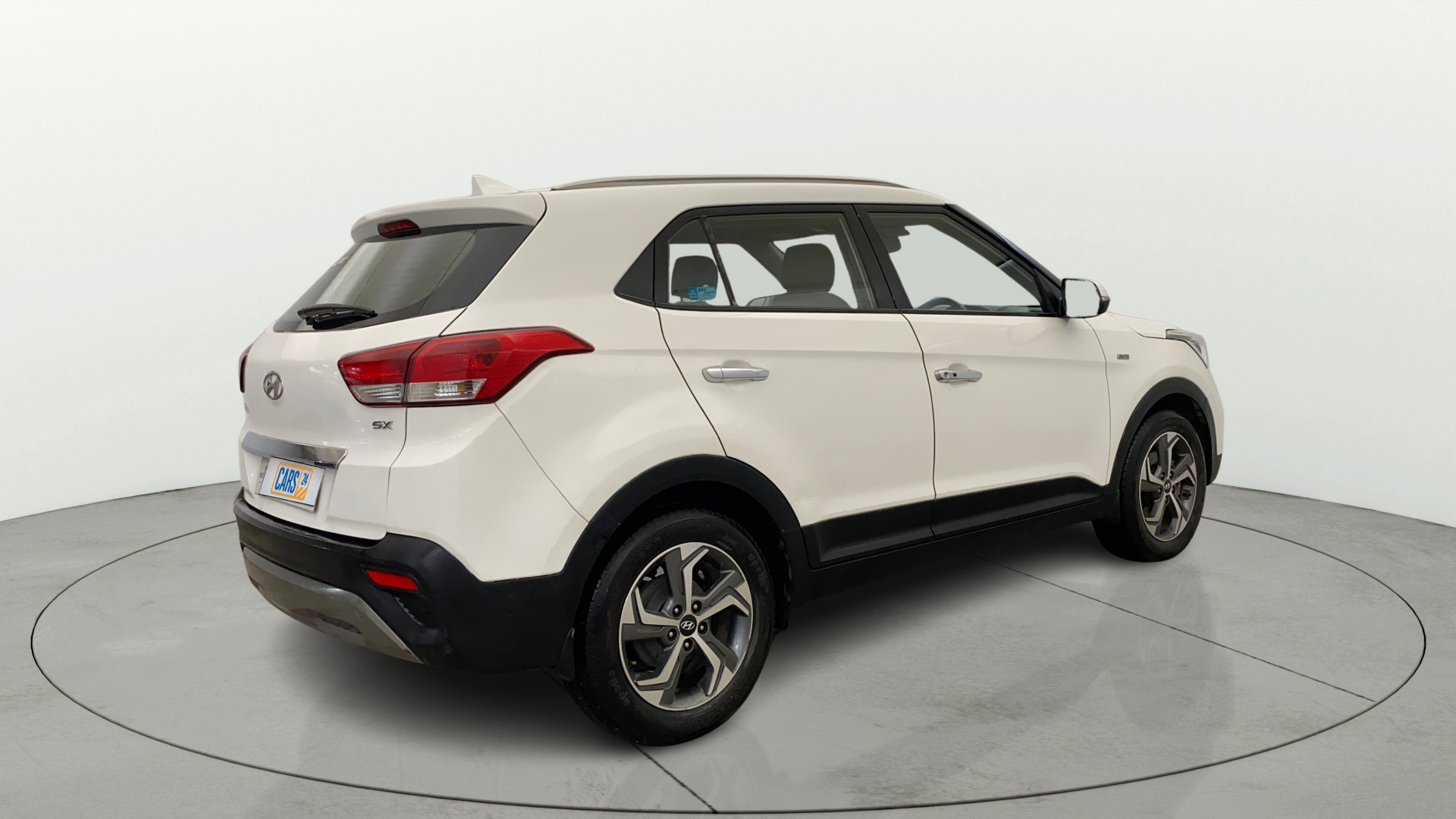 2018 Hyundai Creta SX AT 1.6 PETROL, Petrol, Automatic, 70,953 km, Right Back Diagonal