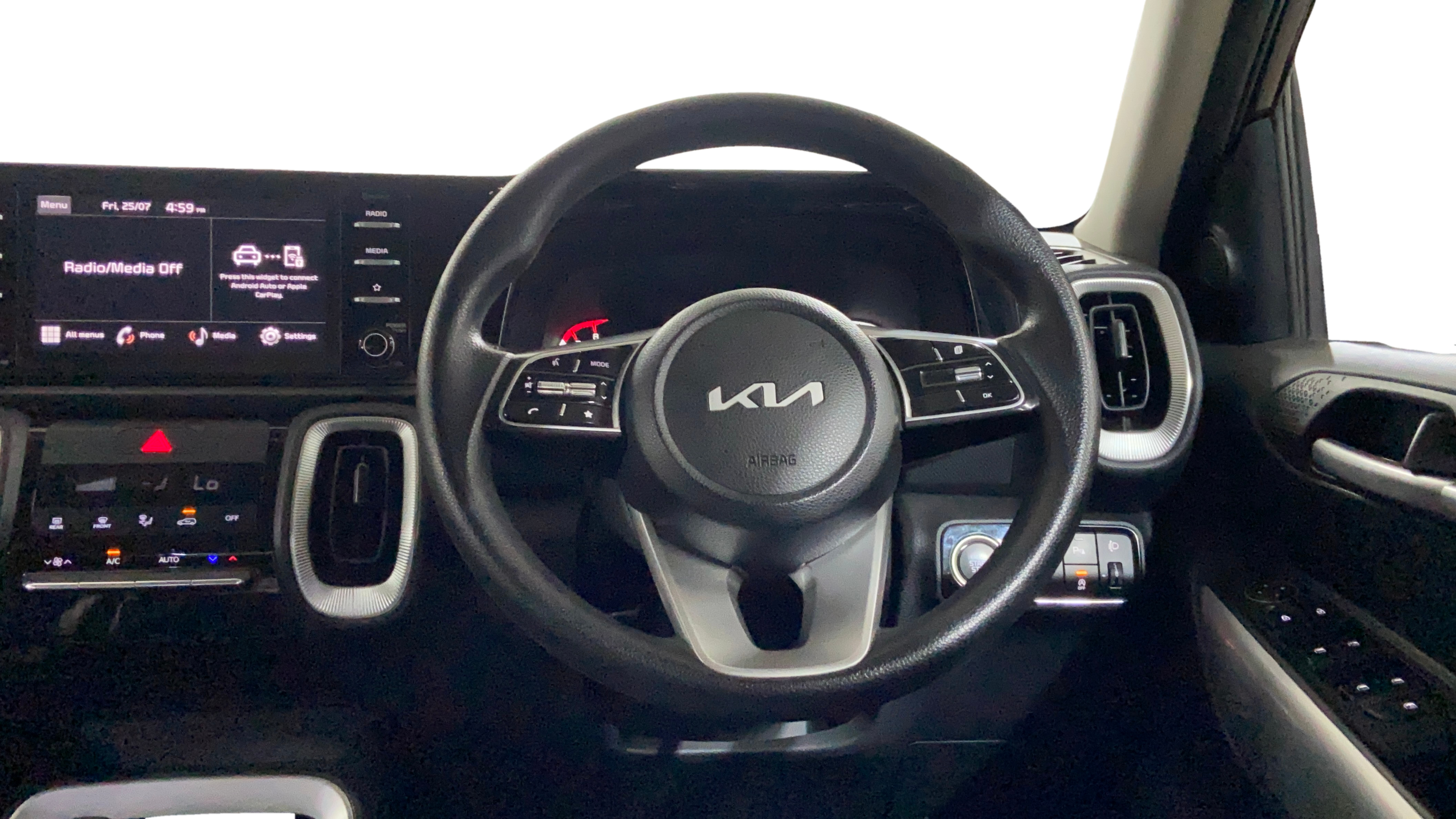 2024 KIA SONET HTK PLUS 1.0 TURBO PETROL IMT, Petrol, Manual, 22,103 km, Steering Wheel Close Up
