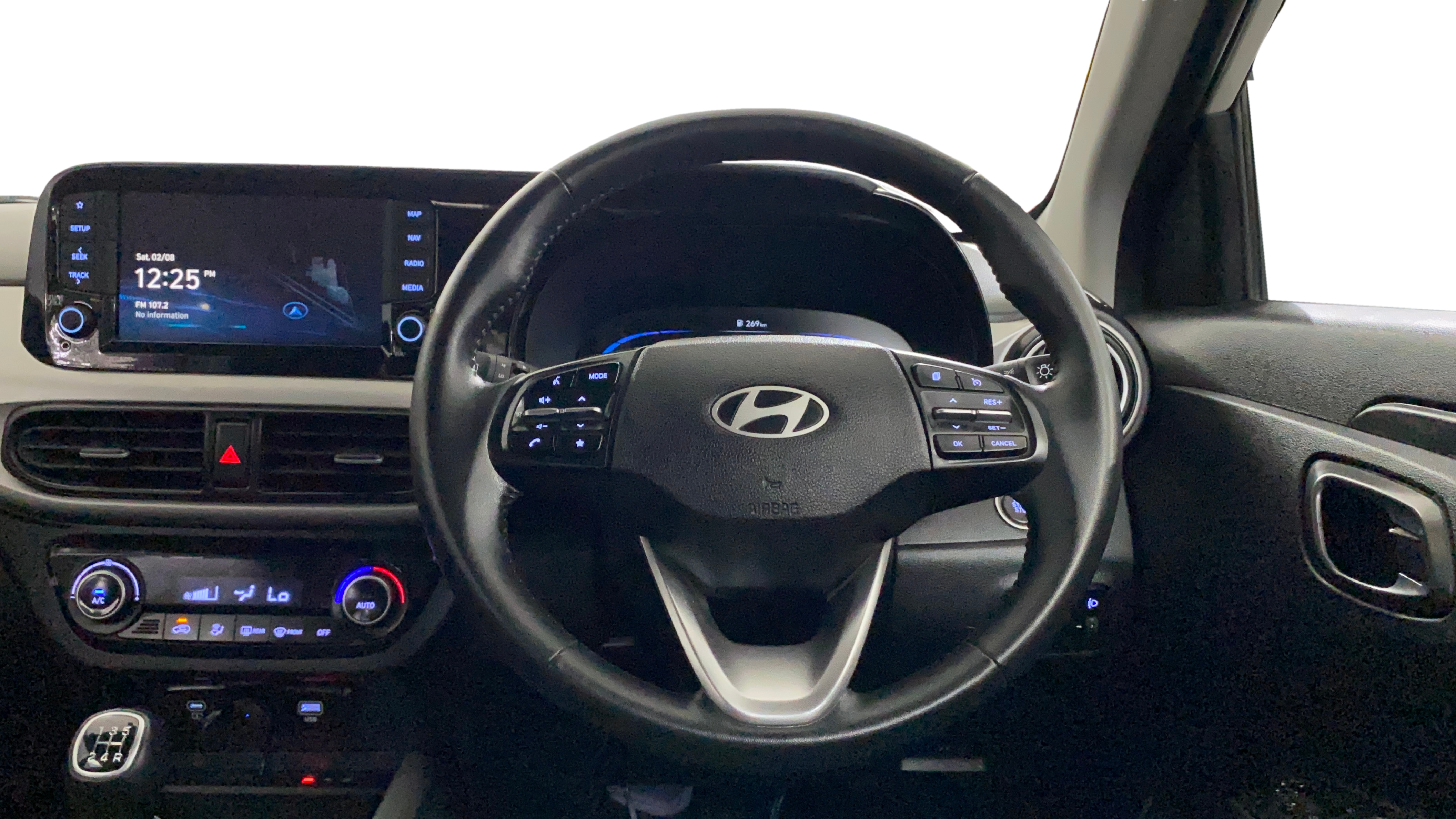 2023 Hyundai EXTER SX (O) CONNECT, Petrol, Manual, 8,945 km, Steering Wheel Close Up