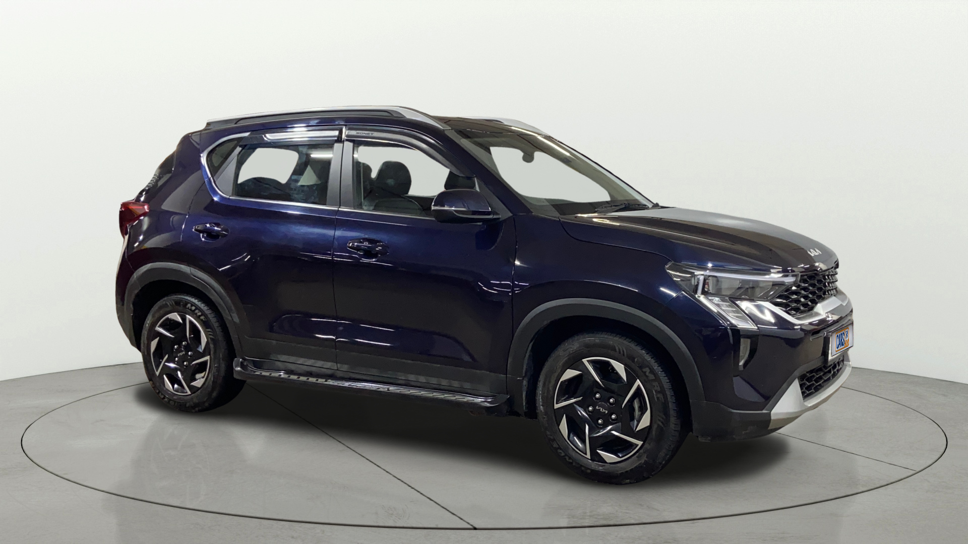 2024 KIA SONET HTK PLUS 1.0 TURBO PETROL IMT, Petrol, Manual, 22,103 km, Right Front Diagonal