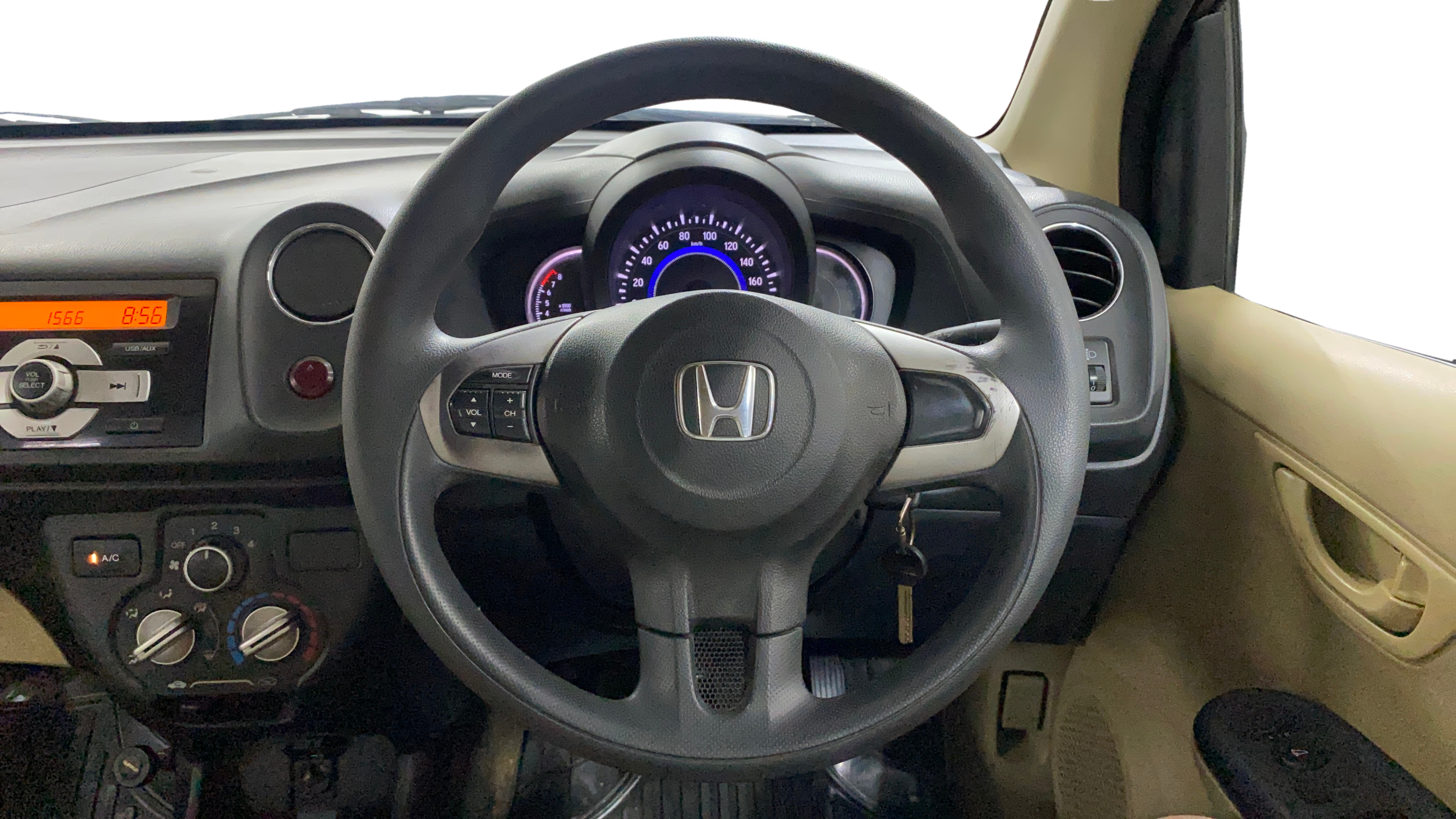 2015 Honda Amaze 1.2L I-VTEC S, Petrol, Manual, 74,038 km, Steering Wheel Close Up