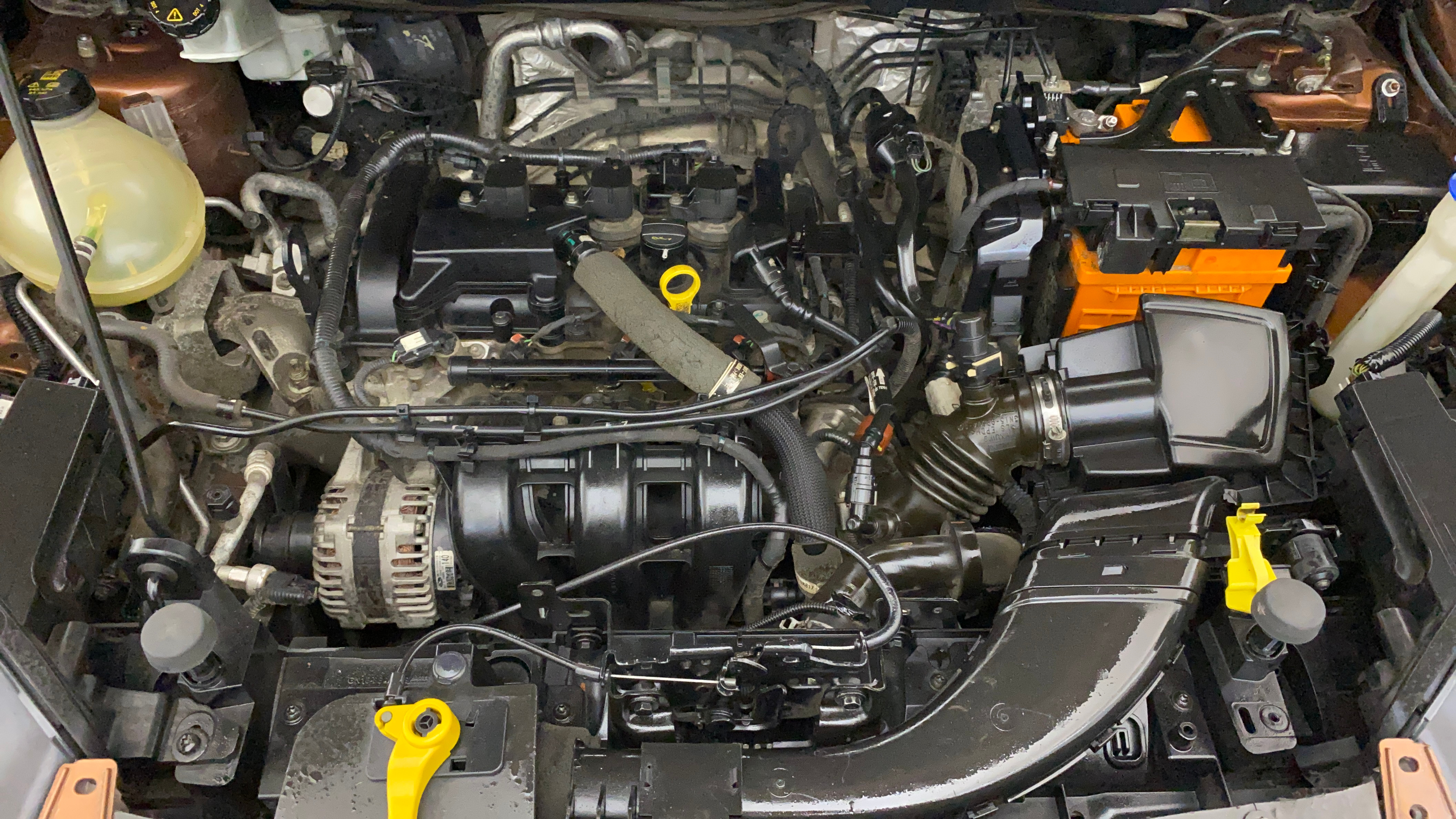 2018 Ford Ecosport TREND + 1.5L PETROL AT, Petrol, Automatic, 58,369 km, Engine View