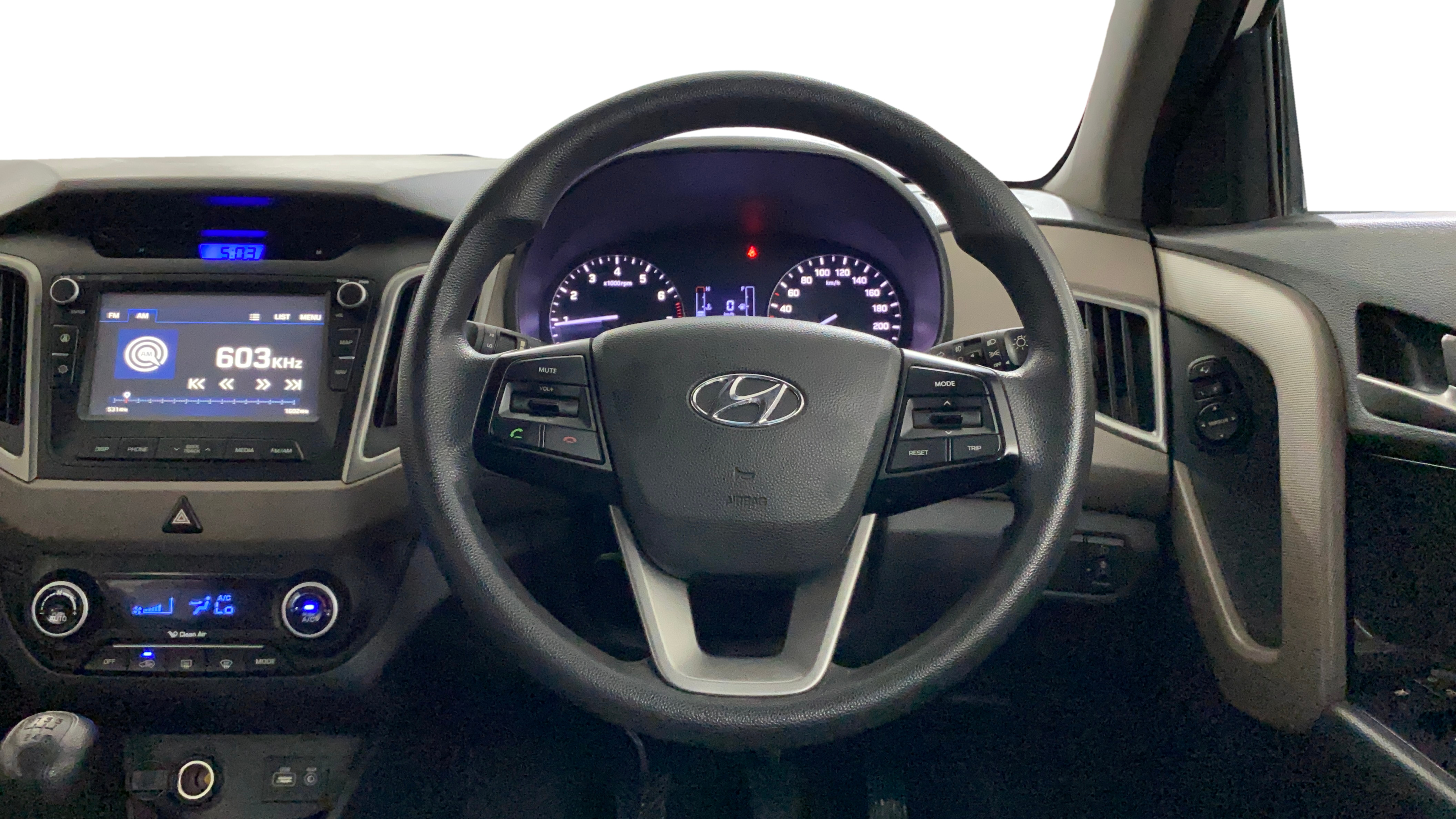 2015 Hyundai Creta SX PLUS 1.6 PETROL, Petrol, Manual, 62,487 km, Steering Wheel Close Up