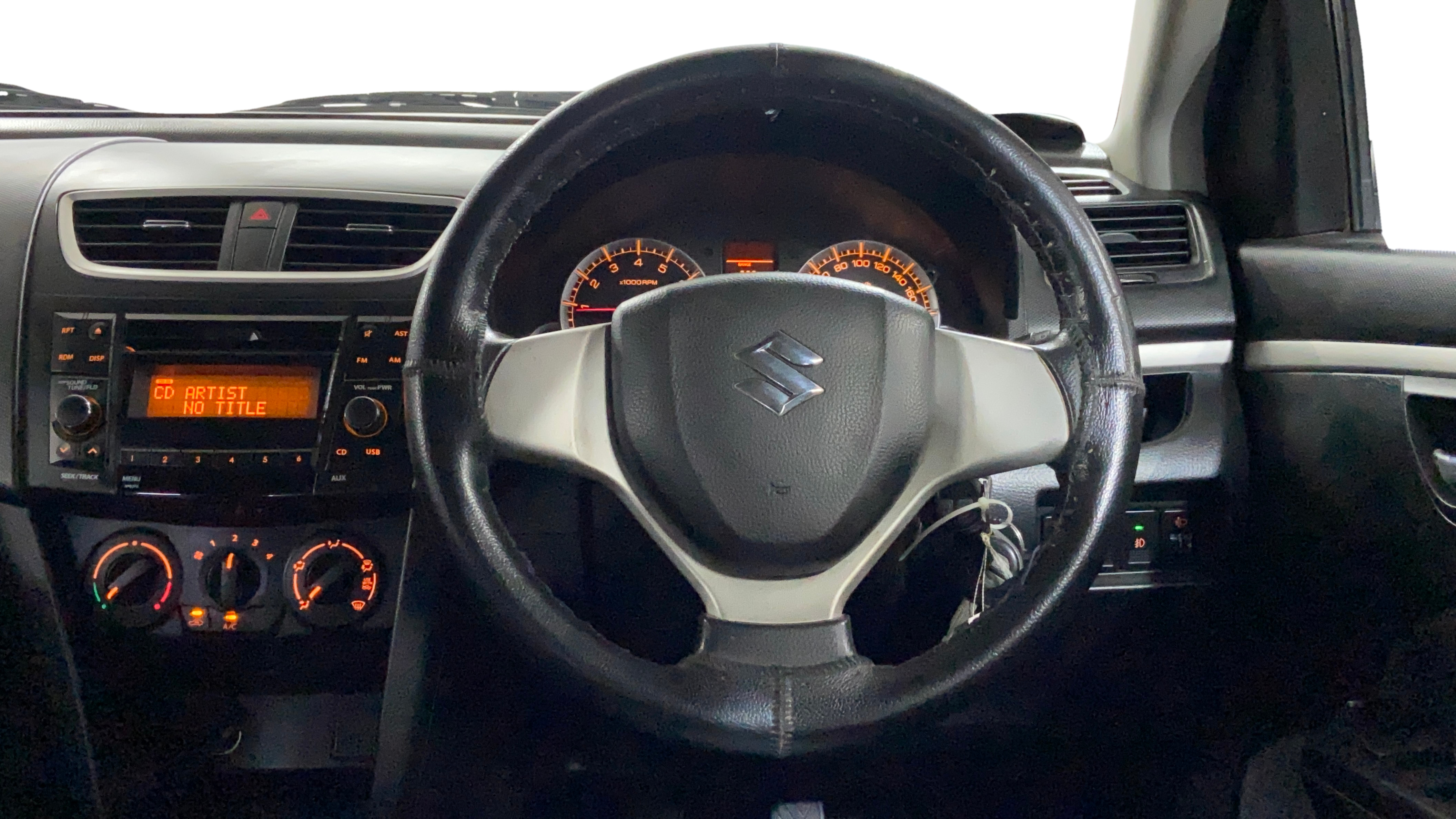 2015 Maruti Swift VXI, Petrol, Manual, 32,808 km, Steering Wheel Close Up