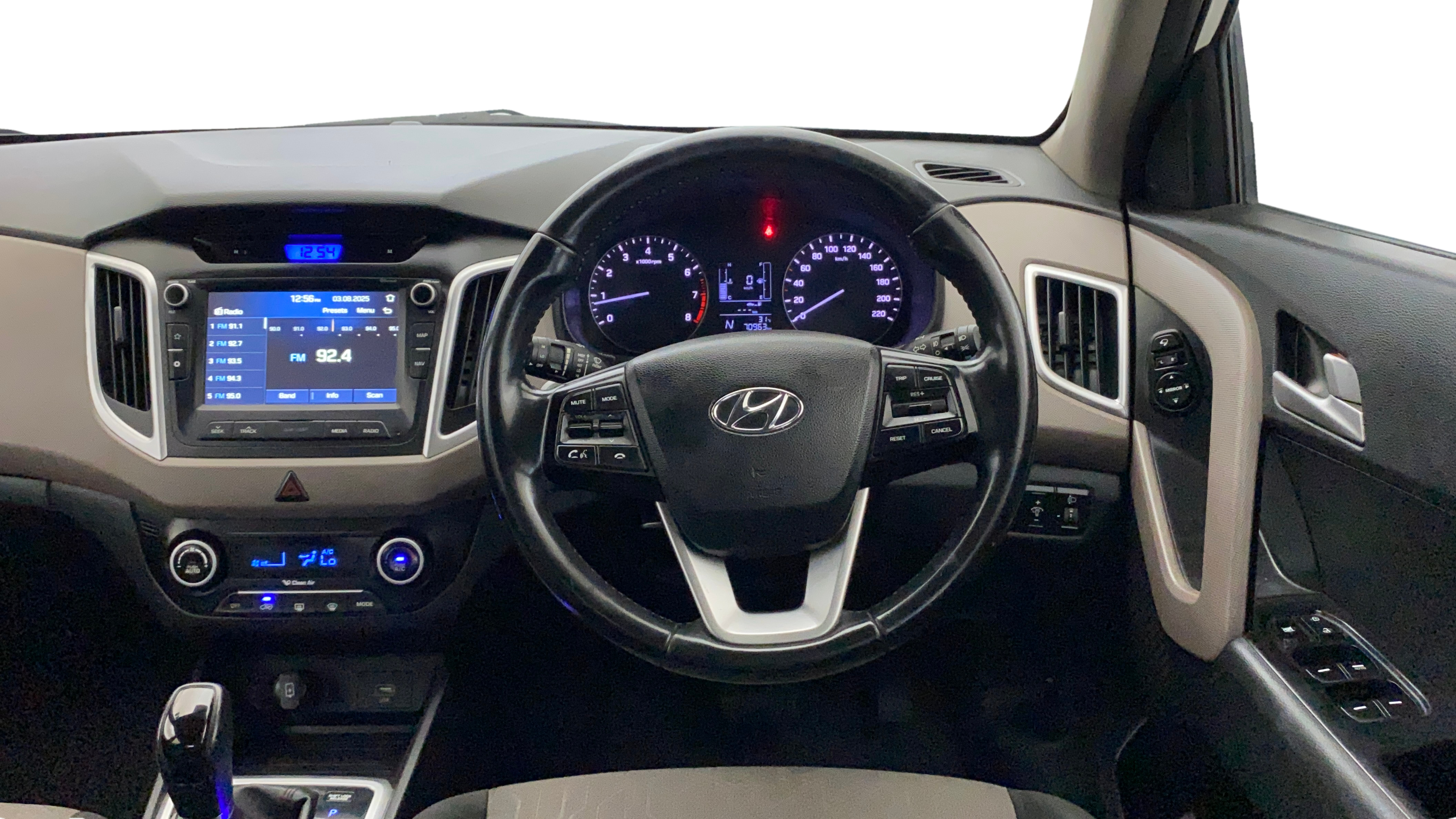 2018 Hyundai Creta SX AT 1.6 PETROL, Petrol, Automatic, 70,953 km, Steering Wheel Close Up