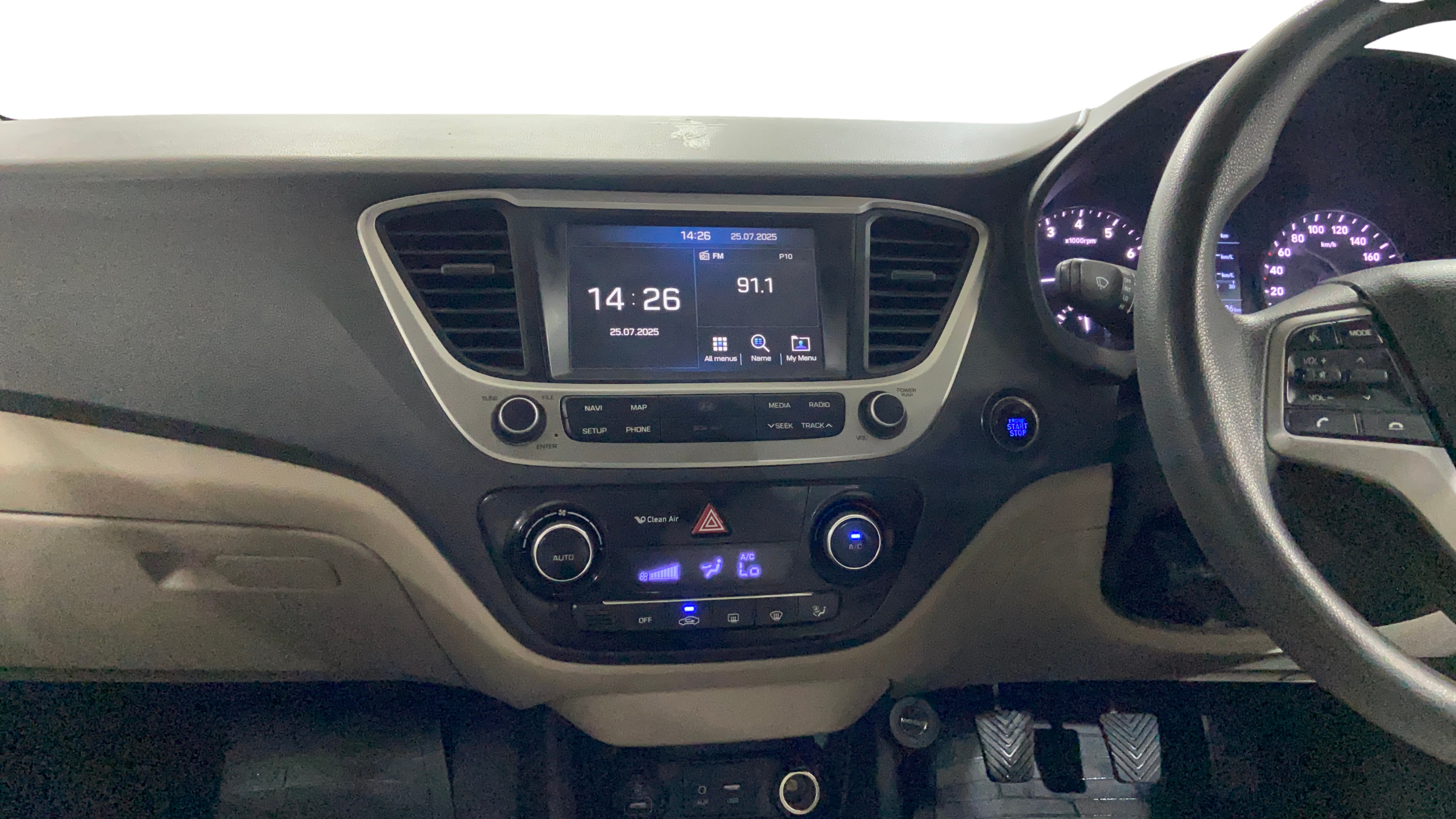 2019 Hyundai Verna 1.6 VTVT SX, Petrol, Manual, 47,530 km, Air Conditioner