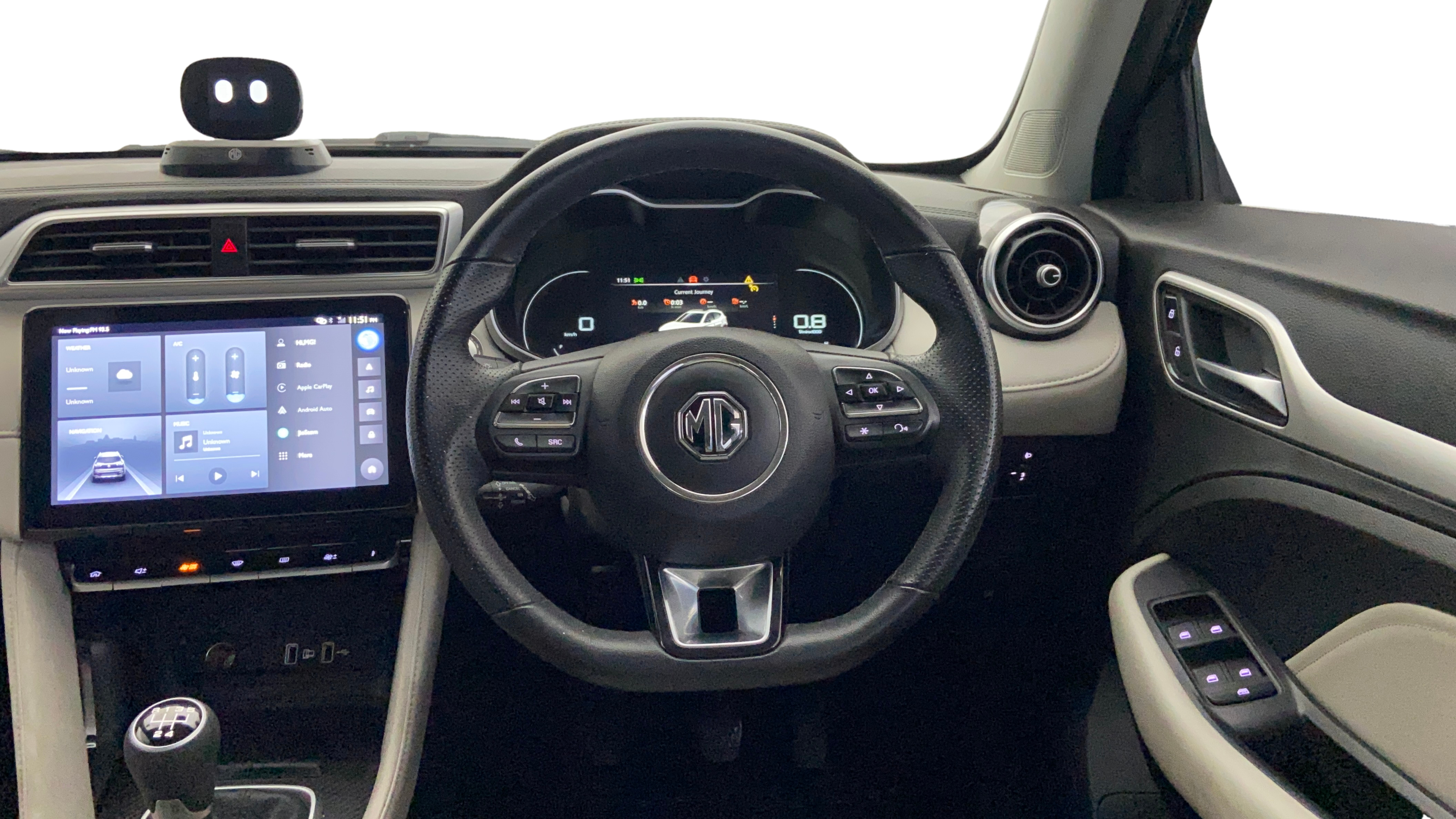 2022 MG ASTOR SMART EX 1.5 MT, Petrol, Manual, 21,506 km, Steering Wheel Close Up