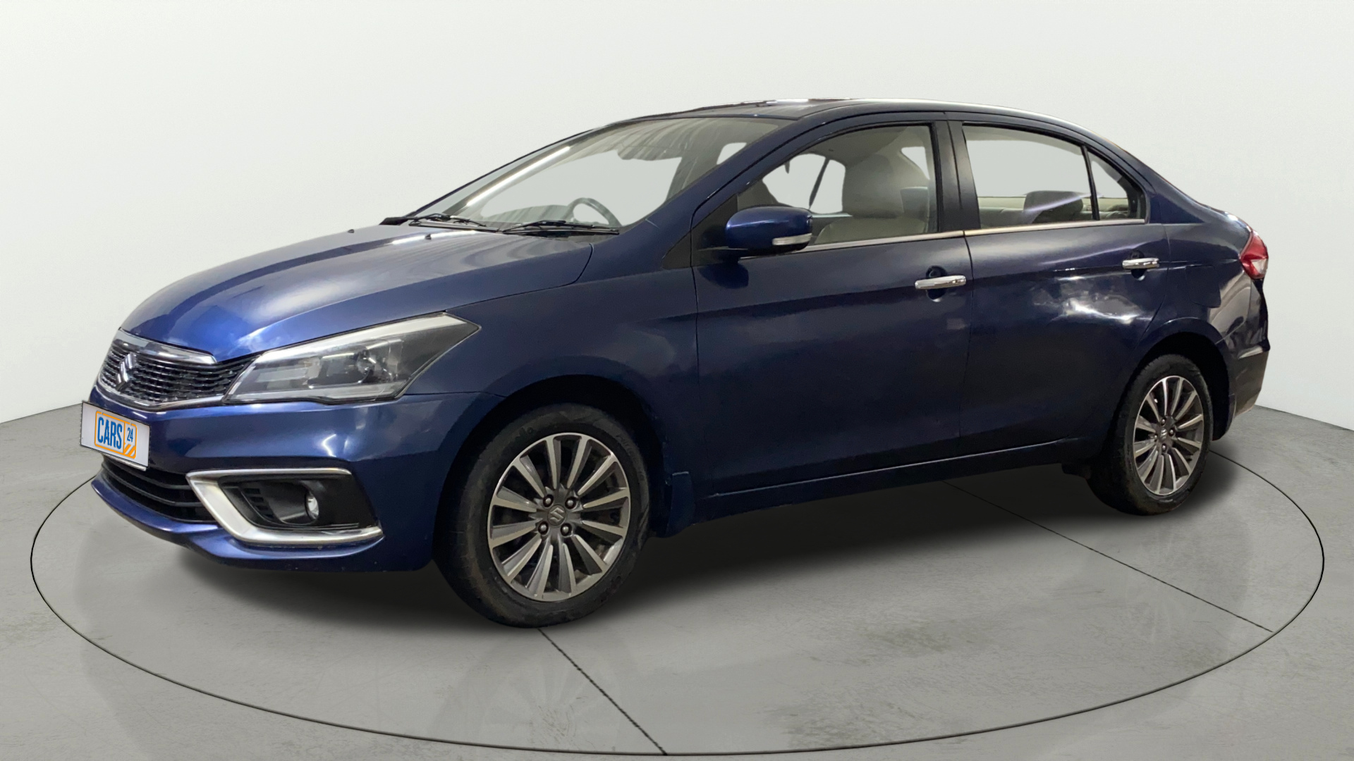 2019 Maruti Ciaz ALPHA 1.5 SHVS PETROL, Petrol, Manual, 48,884 km, Left Front Diagonal
