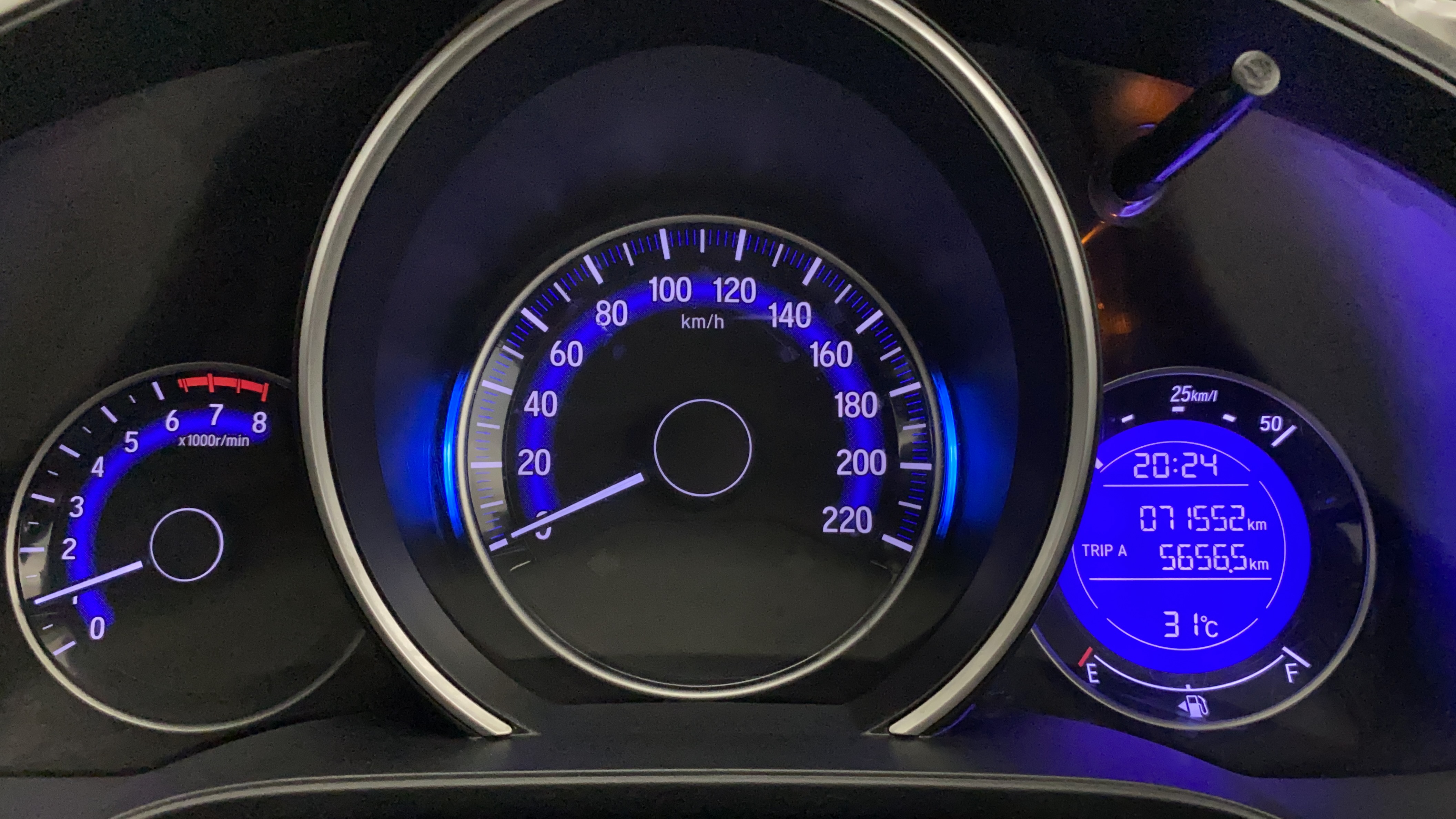 2019 Honda WR-V 1.2L I-VTEC VX MT, Petrol, Manual, 71,486 km, Odometer Image
