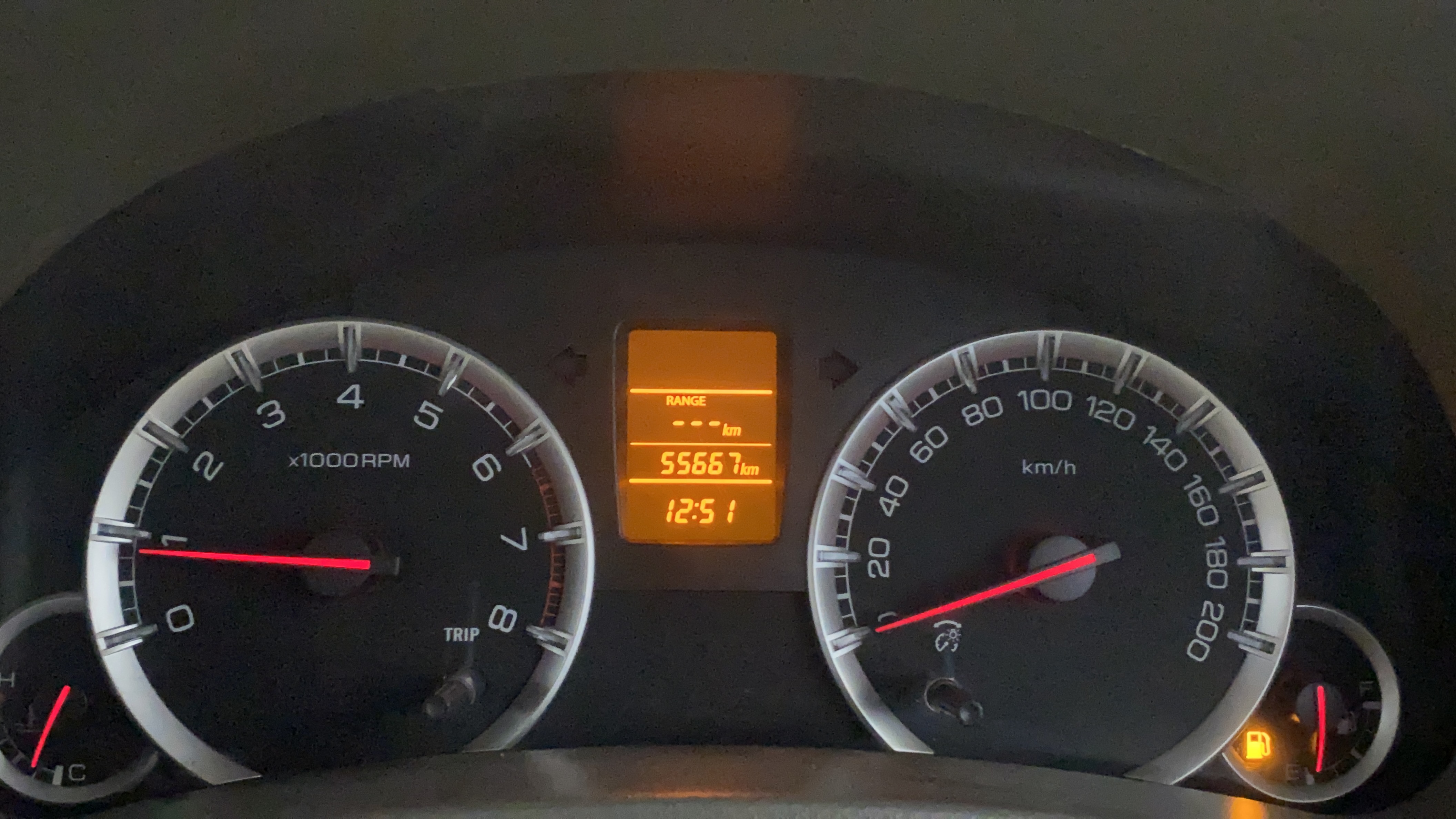 2016 Maruti Ertiga VXI, CNG, Manual, 55,657 km, Odometer Image