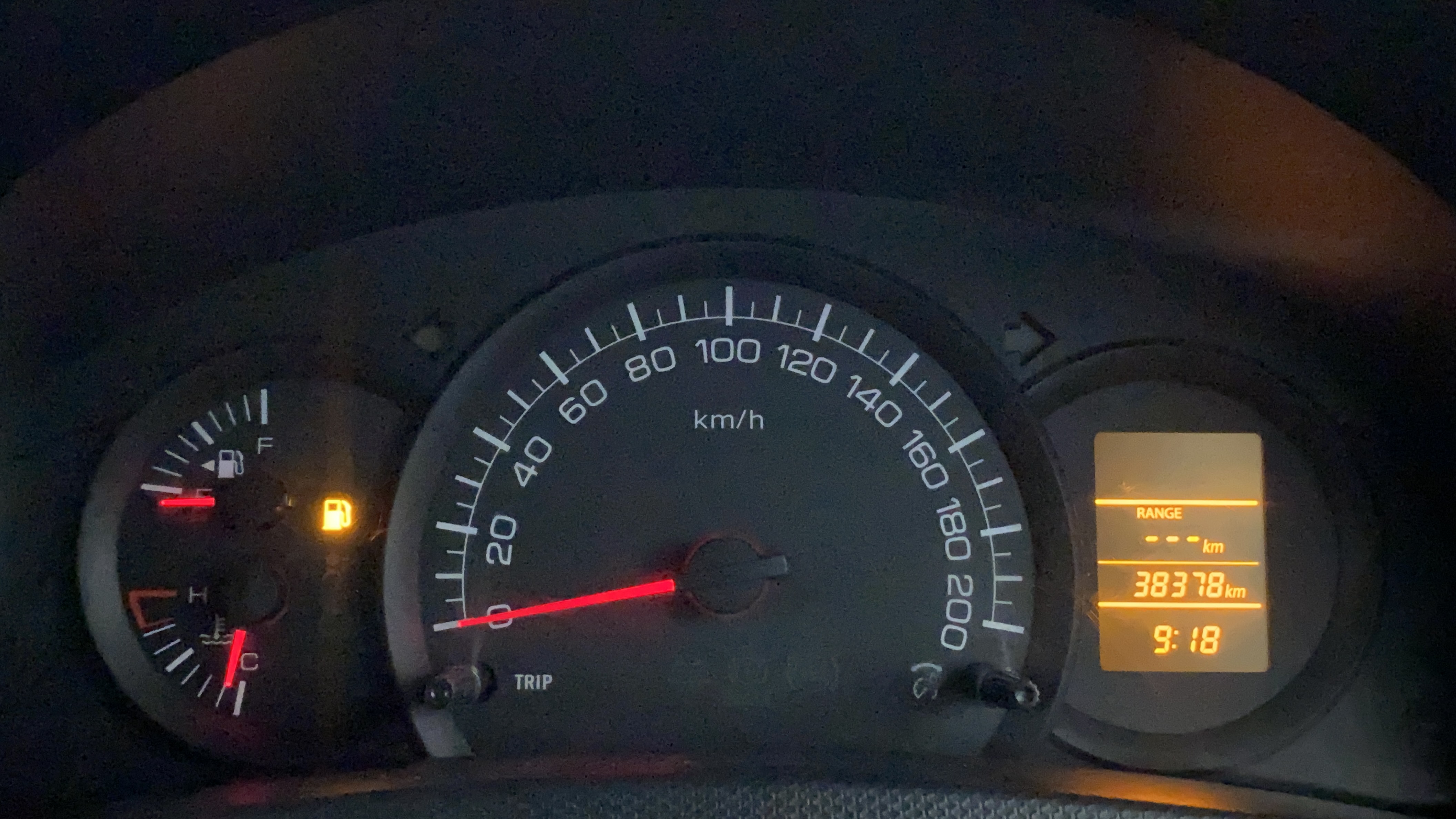 2015 Maruti Swift LXI (O), Petrol, Manual, 38,356 km, Odometer Image