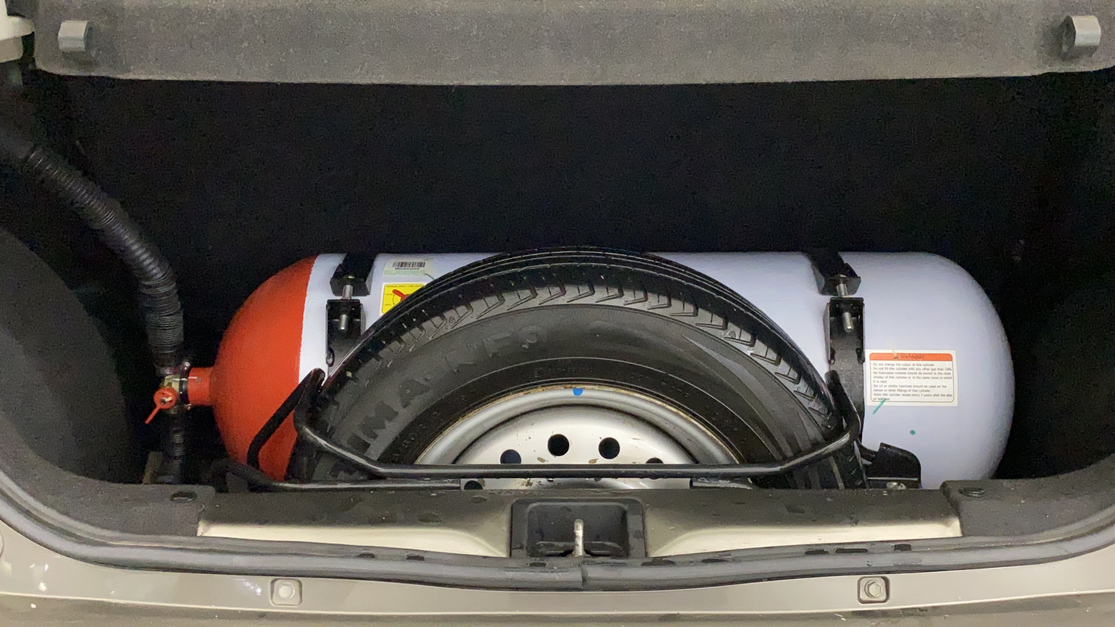 2021 Maruti New Wagon-R LXI CNG 1.0, CNG, Manual, 40,117 km, Boot Inside
